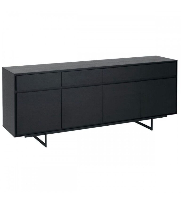 tokyo-4-door-sideboard-black-oak